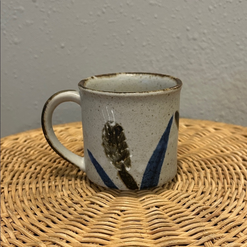 Vintage‎ Otagiri Speckled Stoneware Mug Glazed Leaf
